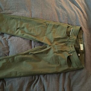 Taylor Stitch Democratic Jean Olive Nihon Menpu Selvage 33x34 (Made in USA)